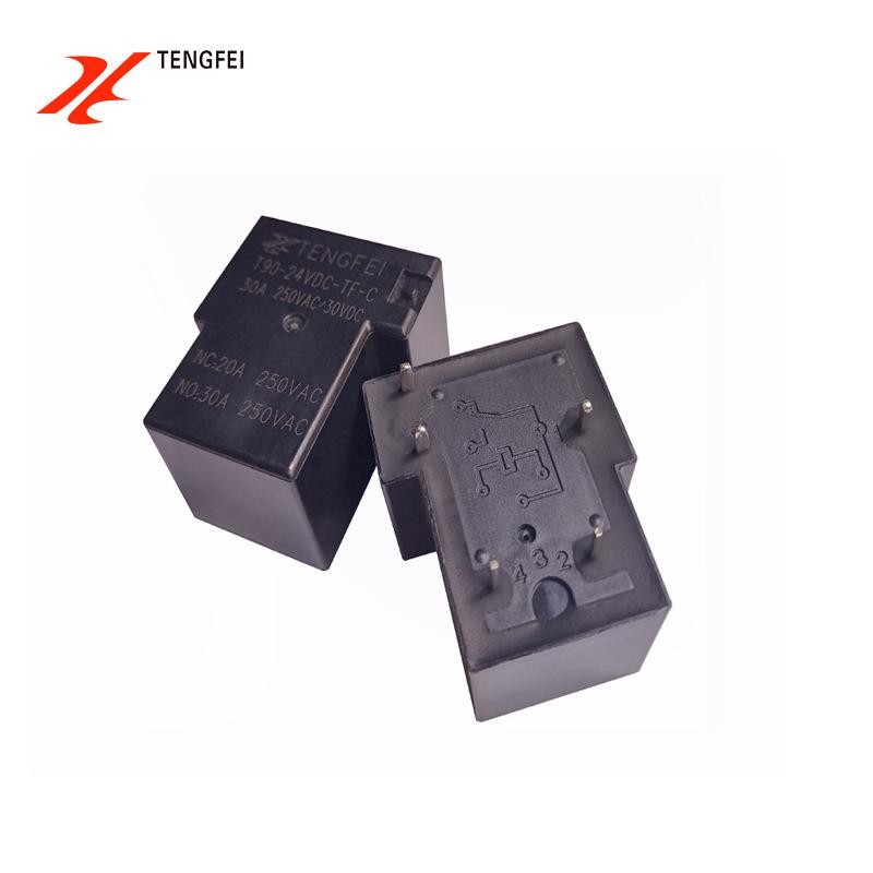 12V 5-Pin T90 High Power DC Relay, 250VAC Conversion