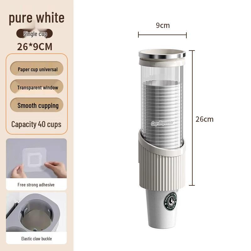 Wall-Mounted Disposable Cup Dispenser – Save 5 Yuan On New Arrivals!