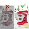 2PCS Mixing Bowl Covers Dustproof Design Reduces Ingredient Splatter Keeps Counter Clean During Baking Prep for 5.5-6QT