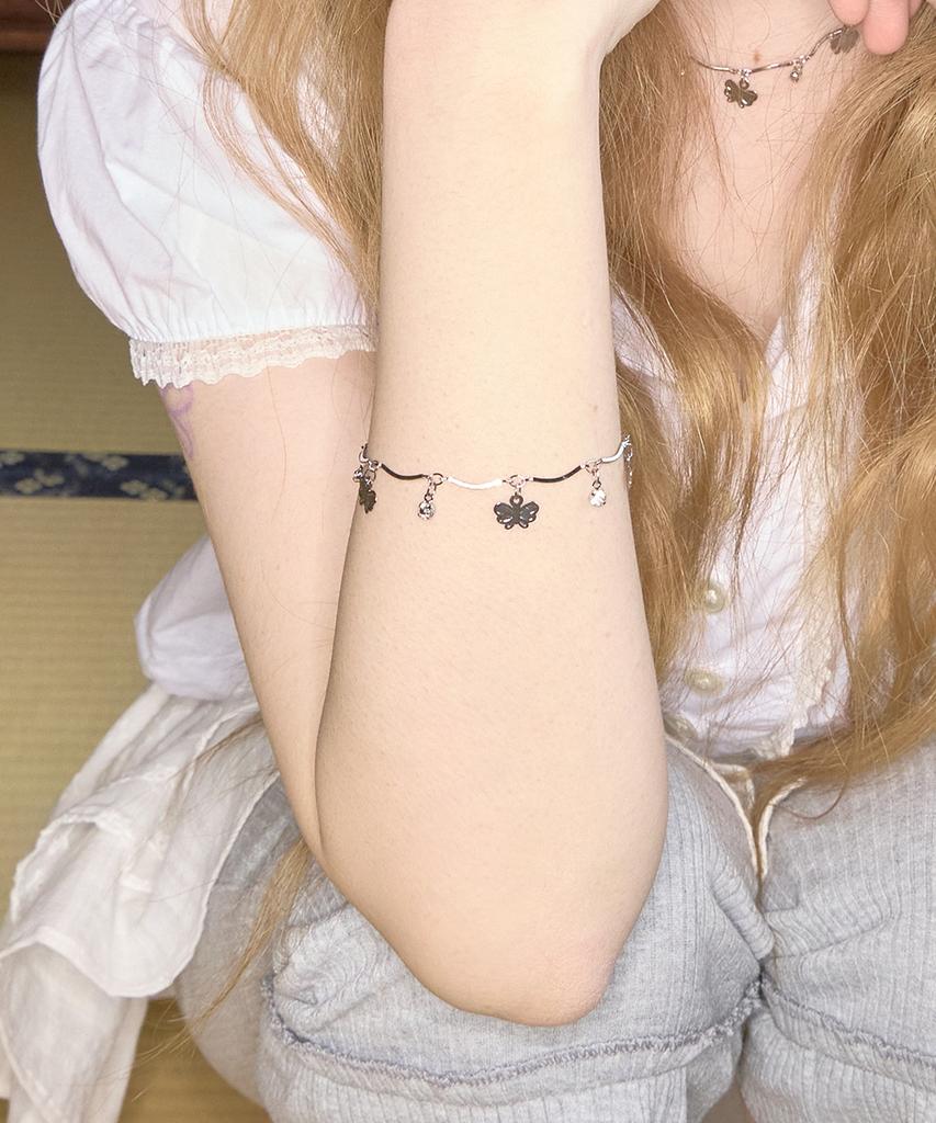 Kiibi Butterfly Cubic Bracelet Silver