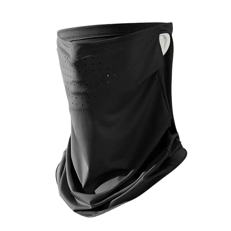 Eisseidenmaske, UV-Schutz, Halstuch für den Außenbereich, Sport, sonnensicheres Lätzchen, Gesichtsschutz, Halstuch, Sonnenschutz, Gesichtsschal, 5 Farben
