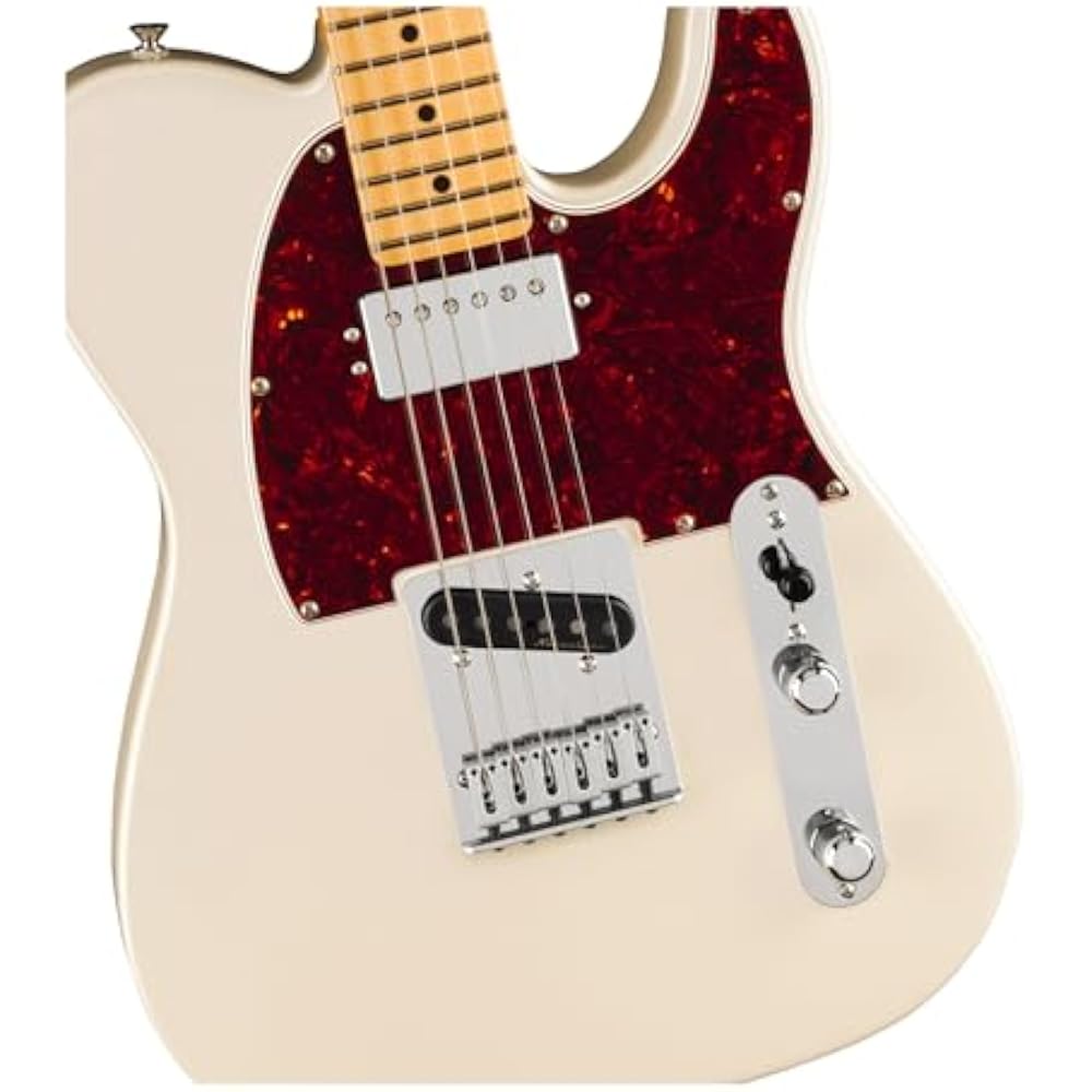 Fender Electric Guitar Player II Modified Telecaster® SH, Maple Fingerboard, Olympic Pearl with G...