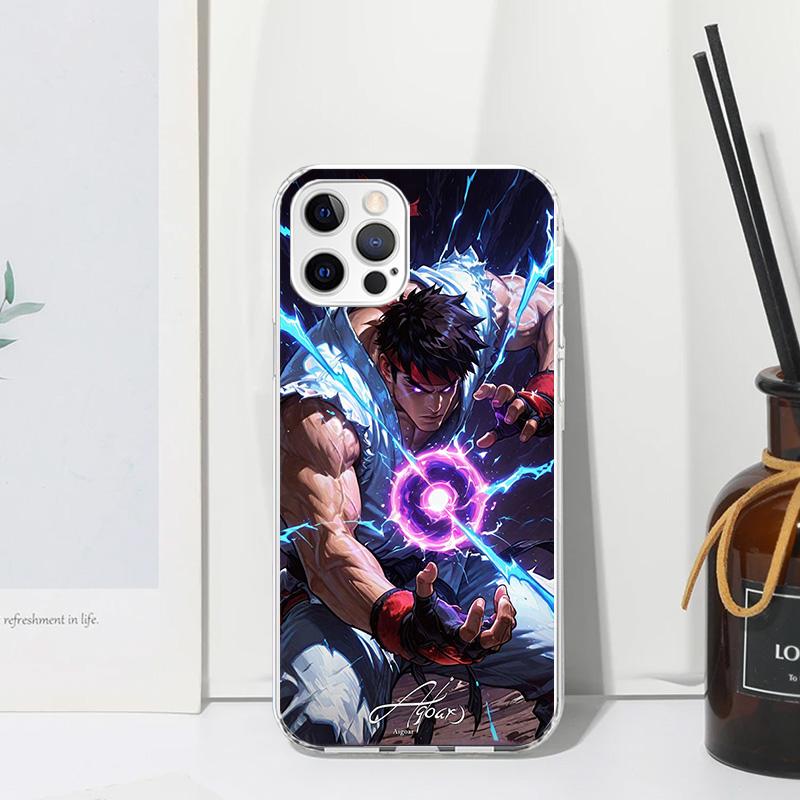 

Game S-Street F-FighterS Phone Case For Iphone 17 Air 16 15 Plus 16E 14 Pro Max 13 Mini 12 11 7 8 SE Fundas Soft Back Cover 17 A iPhone 13