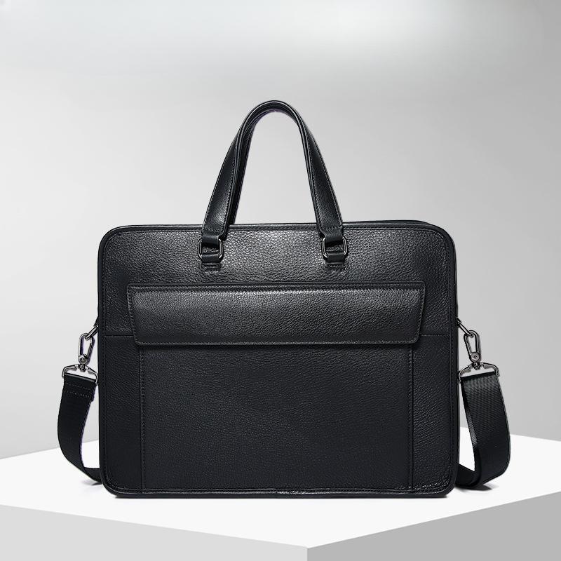 Handbag Briefcase Large Capacity Computer Bag Genuine Leather Commuting Bag