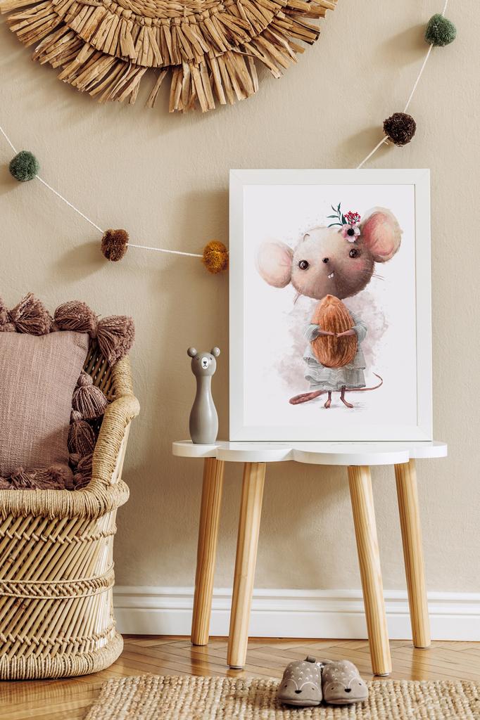 Poster für Kinder Maus Maus