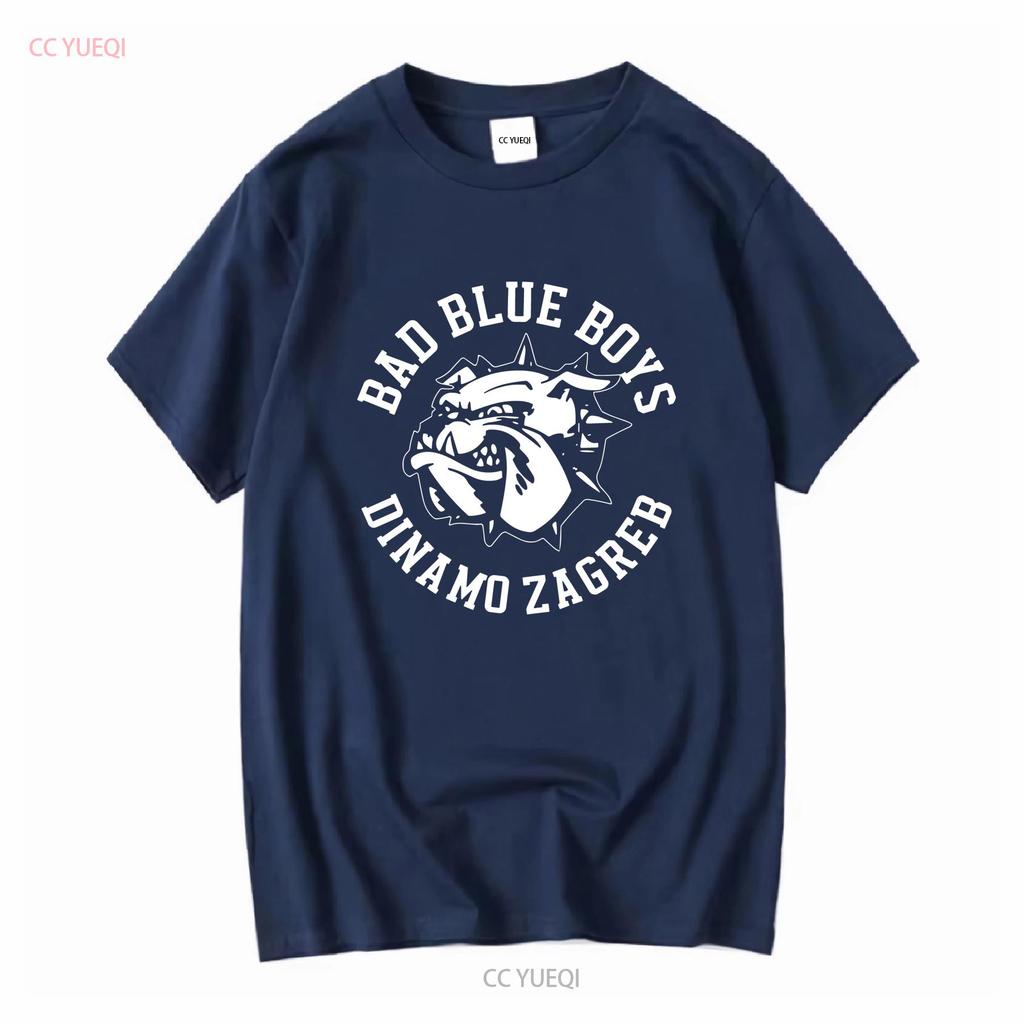 Dinamo Záhřeb Bad Blue Boys Tričko Ultras Chorvatsko dlouhý nebo krátký rukáv vintage Prané Unisex Pohodlná móda