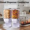 5.5L Cereal Dispenser Sealed Lid Large Capacity Multifunctional Transparent Box Moisture Proof Dust-proof Reusable Dried Food Rice Grain Nut Container