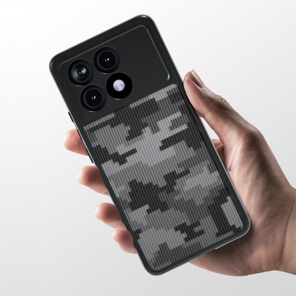 IBMRS Phone Shell for Xiaomi Redmi K70E 5G/Poco X6 Pro 5G Cases Anti-Scratch TPU+PC Phone Cover