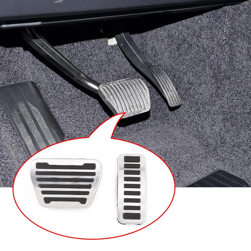 For Land Rover Discovery 5 2014- Defender 110  Stainless Steel Car Gas Fuel Brake Pedal For Range Rover Vogue 2013-
