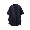 Summer 2026 Men's Loose Japanese Style Knitwear - Short Sleeve Trendy Design