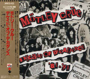 CD MOTLEY CRUE - Decade Of Decadance '81-'91 WMC5430 Elektra 1991 Japan Rock Used