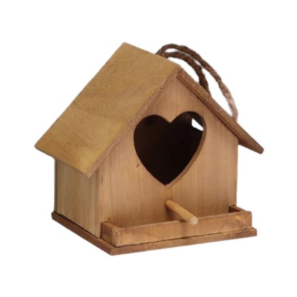 Hanging Bird Nest Box Handmade Parrot Nest House Parrot Breeding Box Garden Decoration