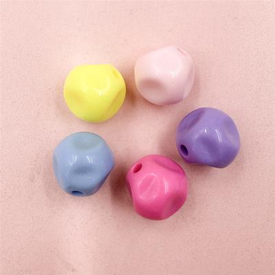 5Pcs 14.5*15.3mm Acrylic Creative Gift Heteromorphic Bead For Jewelry Making DIY Necklace Bracelet Handmade Materials Fashion Accessory