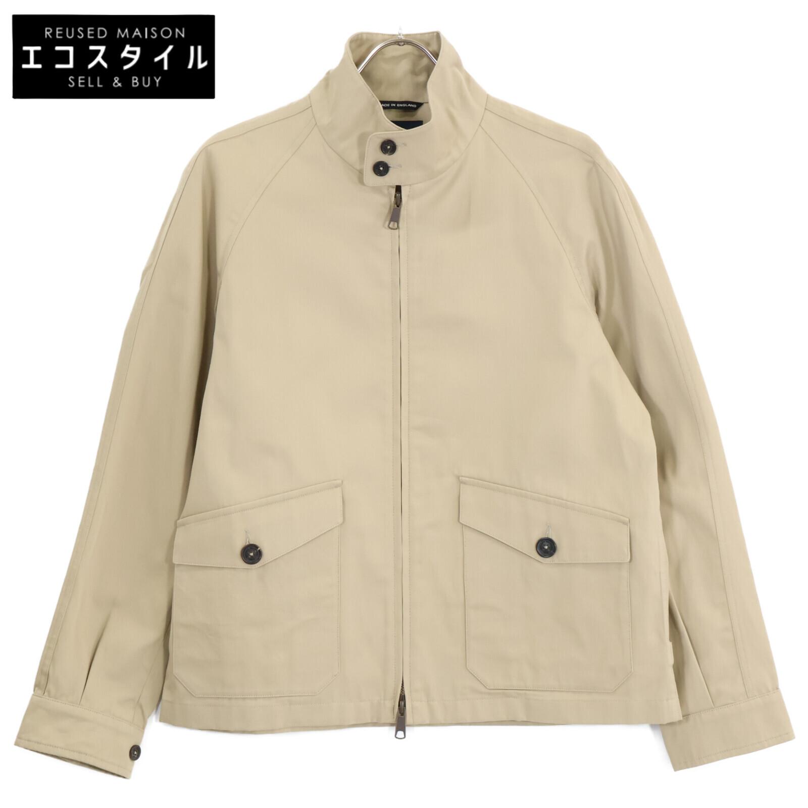 

Brooks Brothers xCORBY S [Excellent Condition/Domestically Authorized] 100206545 Made in England Cotton Zipper Jacket M beigeUsed