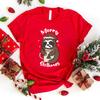 Hot Merry Christmas Sloth T Shirt Men/Women'S Funny Printing T-Shirt Casual Cool Streetwear Fashion T Shirt Couple Hip Hop Shirt