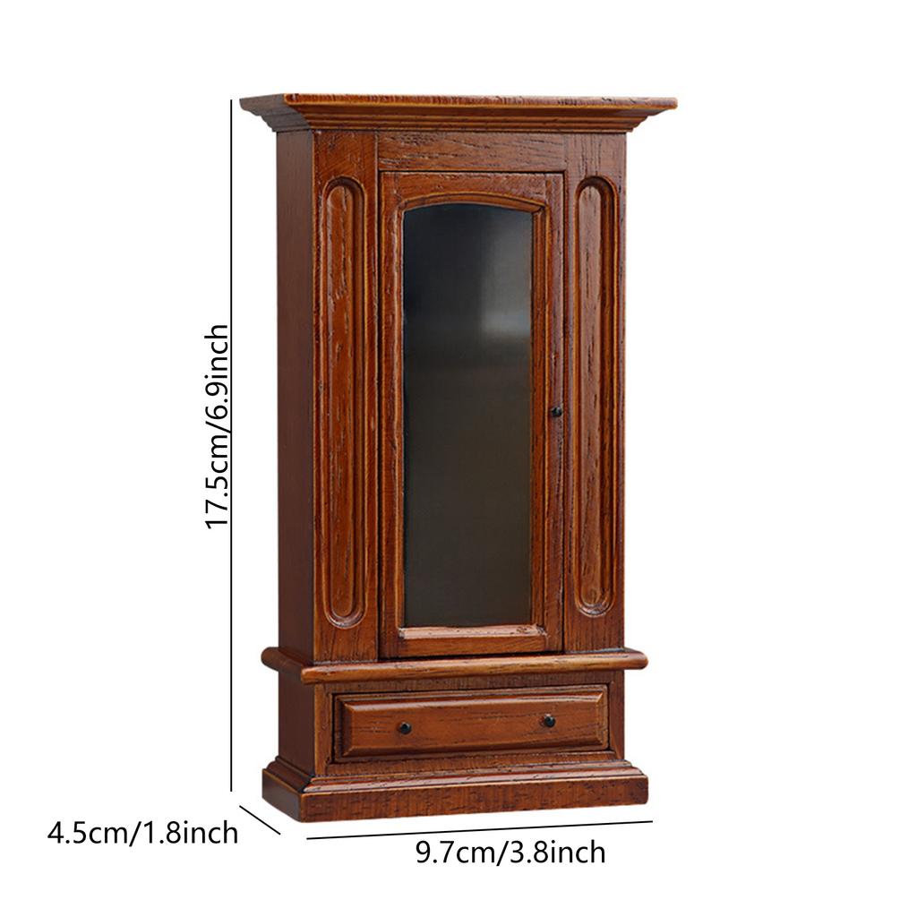 Puppenhaus Ankleidespiegel Realistische Puppenhäuser Ankleidespiegel Realistisches Spiel Realistisch 1:12 Modell Mini-Spielzeug