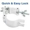 ABUL-Aluminum Alloy 2" For Stage Lighting Truss Lighting Clamps- 10 Pcs DJ Light Clamp For Par Lights Spotlight Moving Head Ligh