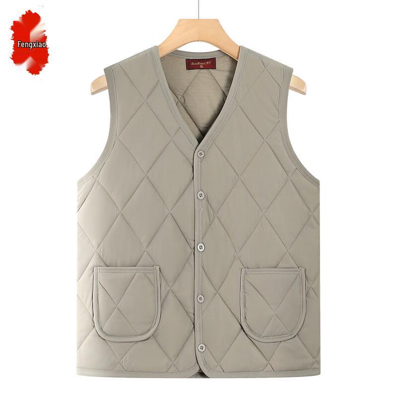 

Men s Padded Winter Vest for Middle-Aged & Elderly 2XL