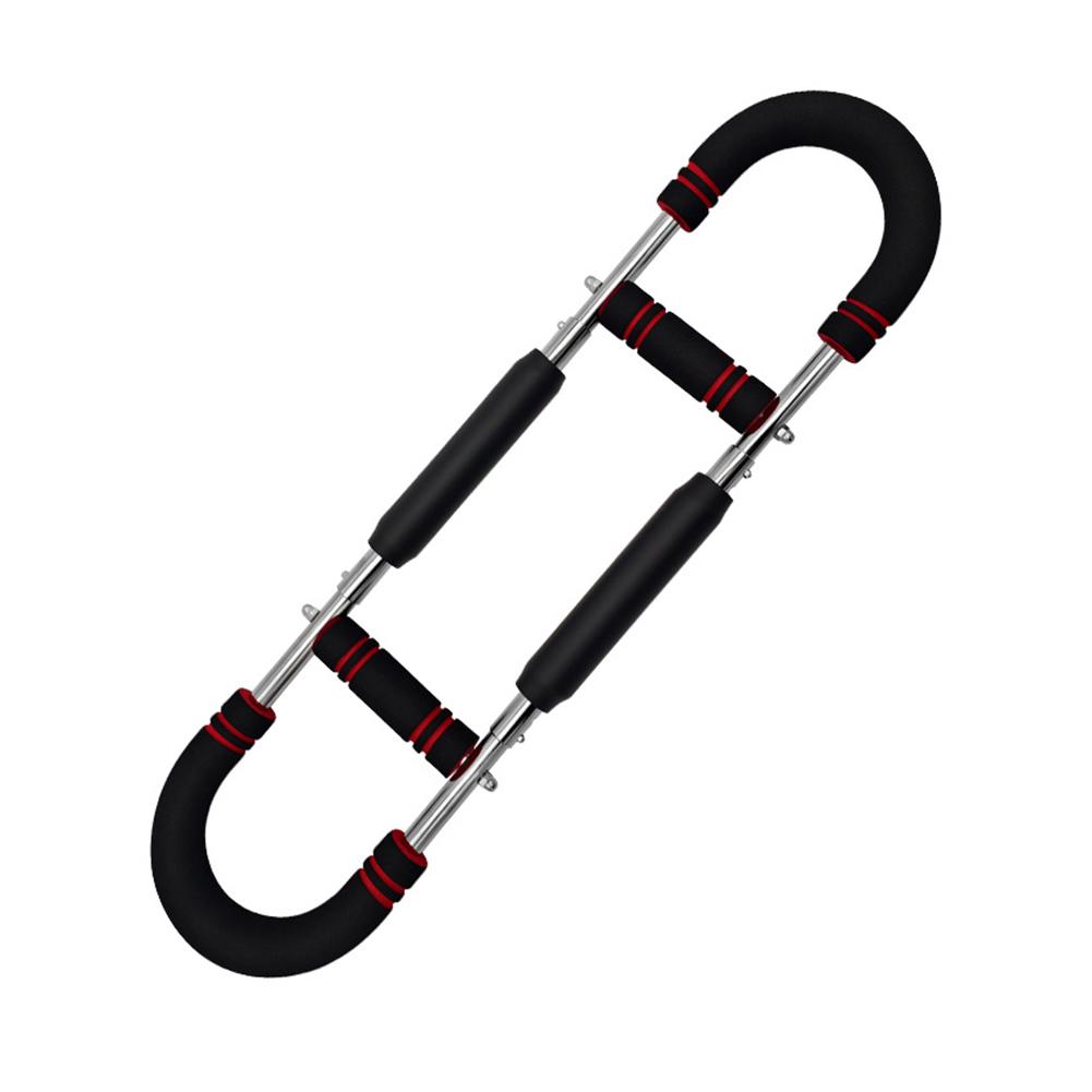 מתרגל זרועות טוויסטר, מוט אימון קפיצי מתכוונן 20 ק"ג/30 ק"ג/40 ק"ג/50 ק"ג, מחזק אימון משופר לאמות, תלת ראשי, חזה