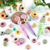 Kovict 5/15Pcs Daisy Sunflower Mini Silicone Beads DIY Pacifier Chain Bracelet Necklace Handmade Accessories For Jewelry Making