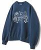 REBRENNER Dtg Gotama Pigment Sweatshirt Charcoal