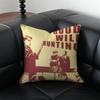 Movie Inspirational GGood Will HHunting Cushion Cover Pillow Case Antidustmite Invisible Zipper Silky Plush Cushion
