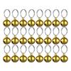 24Pcs 14mm Christmas Bell Vintage Cat Collar Bell Pet Pendant Xmas Tree Hanging Bells  Wind Chimes
