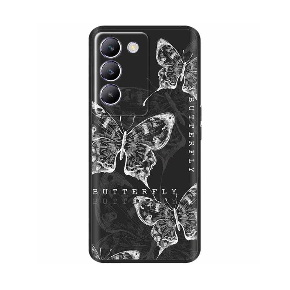 Shockproof Cover For Vivo V40 SE 5G T3 Y200e 5G V40SE Animal Painted Phone Back Cover Soft Silicone Case For Vivo T3 V40 SE Capa
