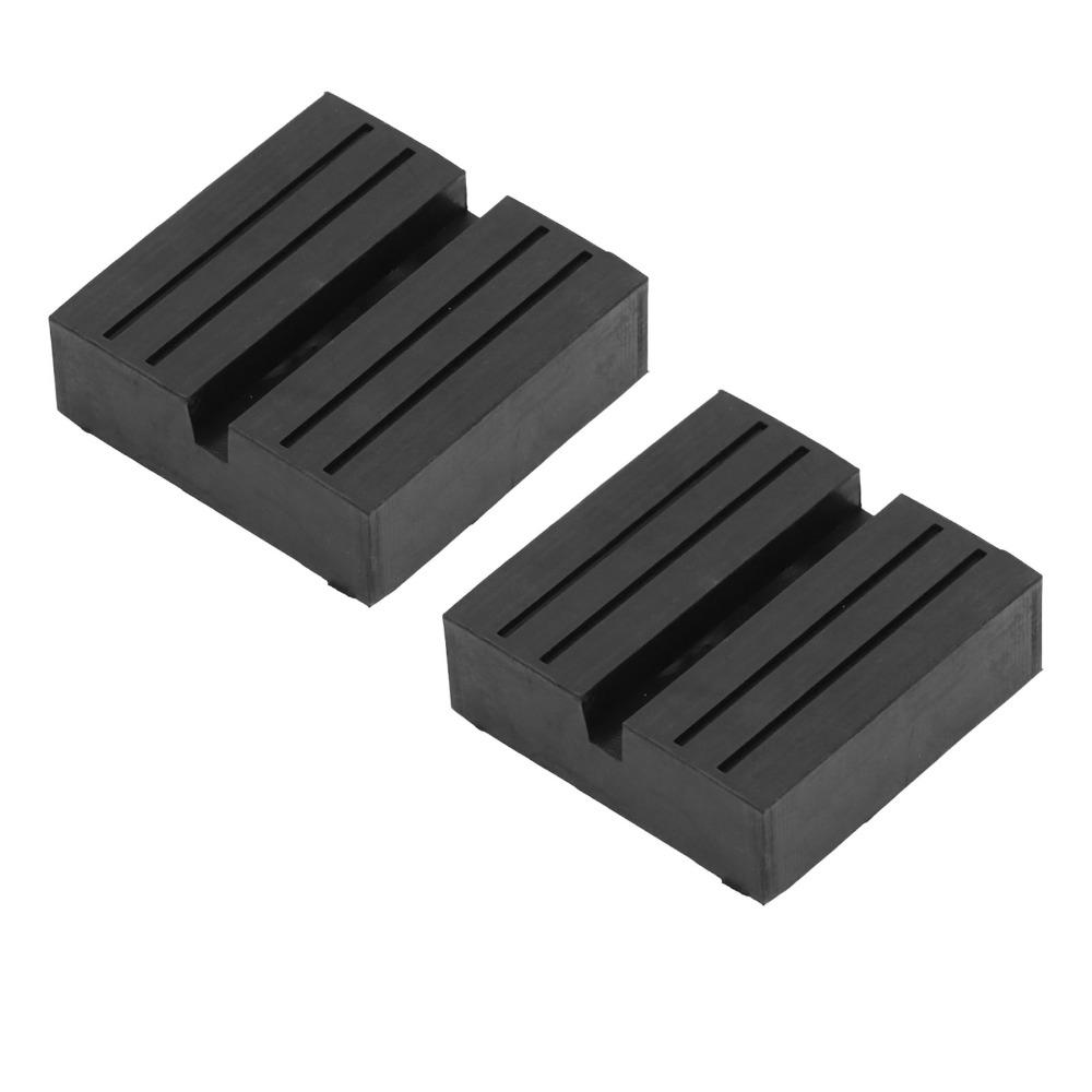 2 Pezzi Universali Tappetini Quadrati per Sollevatore a Cricchetto Kit di Riparazione Cuscino per Cricchetto Veicoli Automobilistici Riparazione