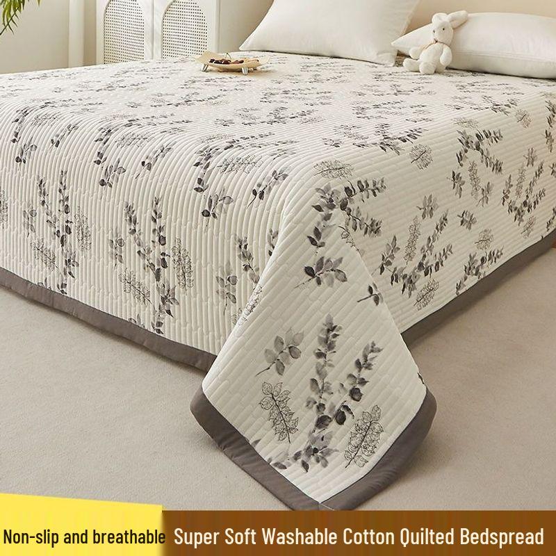Premium Non-Slip Washable Cotton Quilted Bed Cover for All Seasons