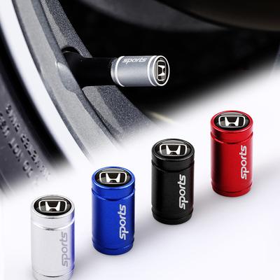 4pcs 3D Car Wheel Tire Air Valve Dust Caps Rim Accessories Badge Cover for Type R S Modulo Mugen RR Spirior Auto Valve Cap