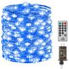 Minetom Fairy Lights with Remote, 66 Feet 200 Led Firefly String Lights Plug in for Bedroom Home Wall Ceiling Christmas Tree Wreath Craft Wedding