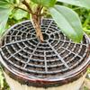 Breathable Mesh Plant Pot Soil Protector Grid Cover Cutting Barbed Cut-Outs Spiked Soil Protection Grid Reversible Use