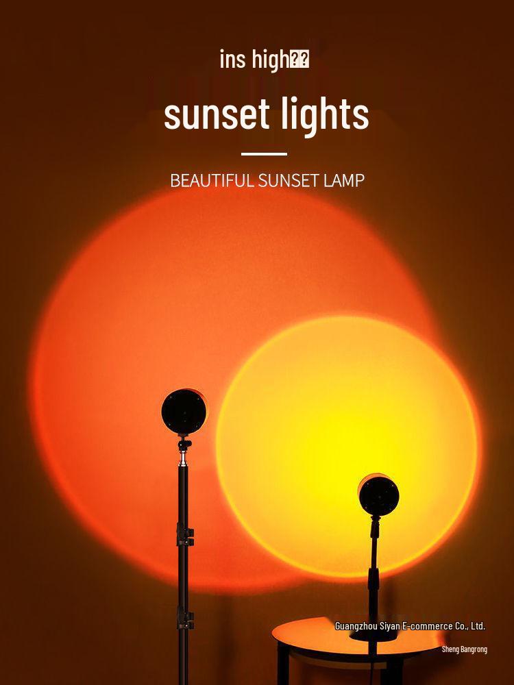 Color-Adjustable Sunset Floor Lamp for Bedroom - Eternal Dusk 
