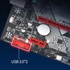 SZMZ B75-H Gaming-Computer-Motherboard LGA 1155 unterstützt DDR3 RAM USB SATA3.0 B75 Desktop Mobo kompatibel mit Core Xeon E3 V1V2