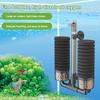 1 Set Aquariumfilter Doppelkopf Reinigen Sie Wasser Effektive Sauerstoffversorgung Schnelle Kultur Biochemischer Schwamm Luftpumpenfilter für Aquarium
