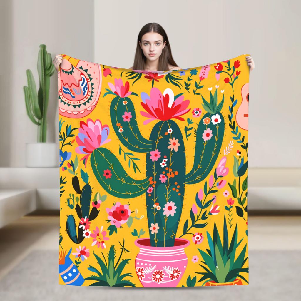 Colorful Floral and Animal Plush Blanket Kids Adult Flannel Throw Blanket Decor Soft Custom Quality Bedspread Birthday Gift