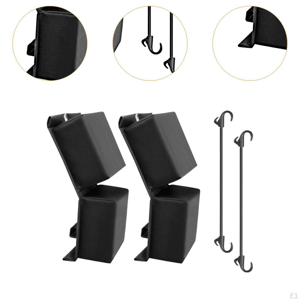2 Pieces Boat Fender Black Protector Professional Easy To Store Convenient High Performance for
