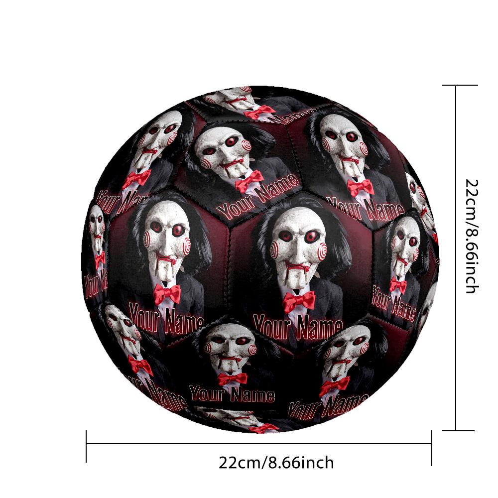 Size 5 FootballSaw Billy the Puppet Durable PU Soccer Ball for Sports Training Outdoor Competition