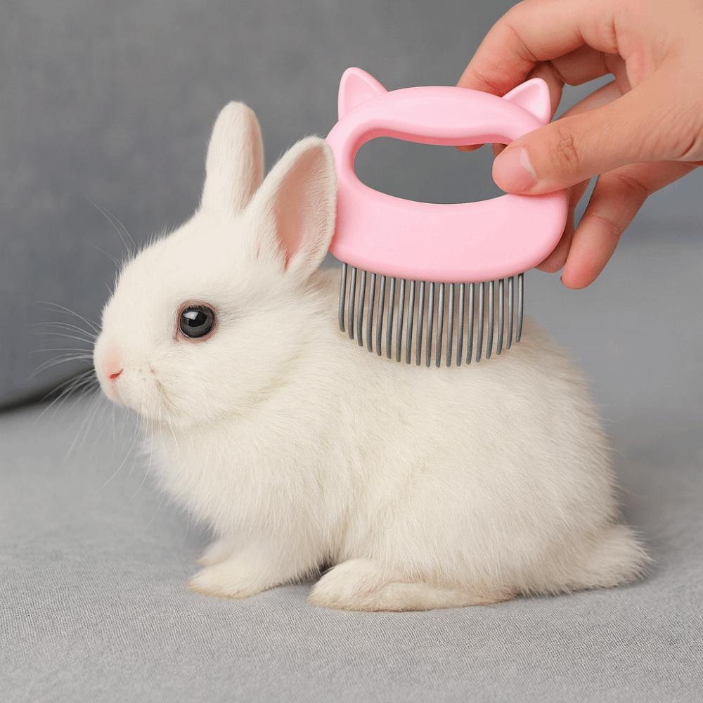 Fine Soft Brush Pet Hair Removal Brush Plastic Handle Deshedding Brush For Long Short Hair