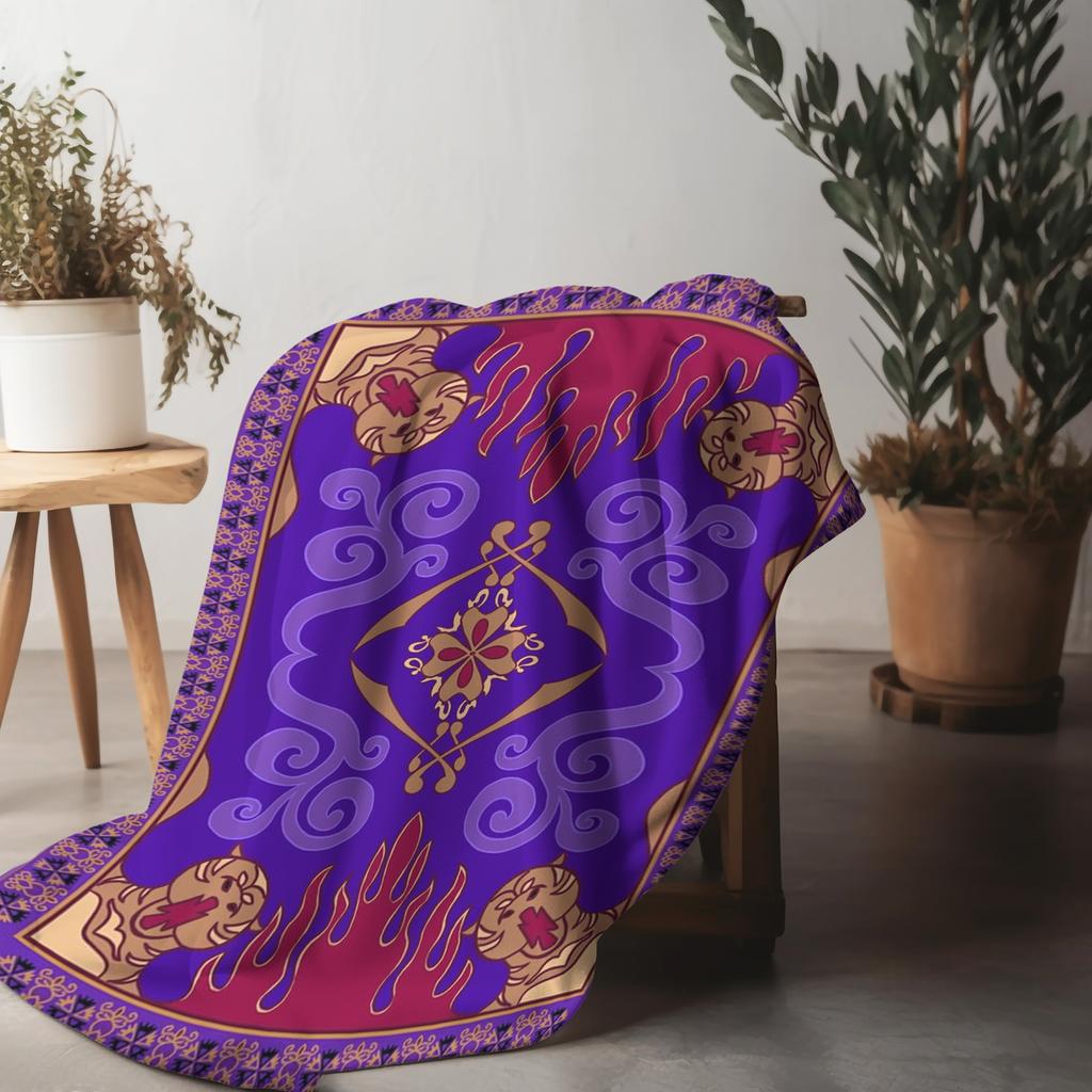 American Retro pattern Customizable Cartoon Tapestry Bohemian Blanket Soft and comfortable blanket Customizable Gift