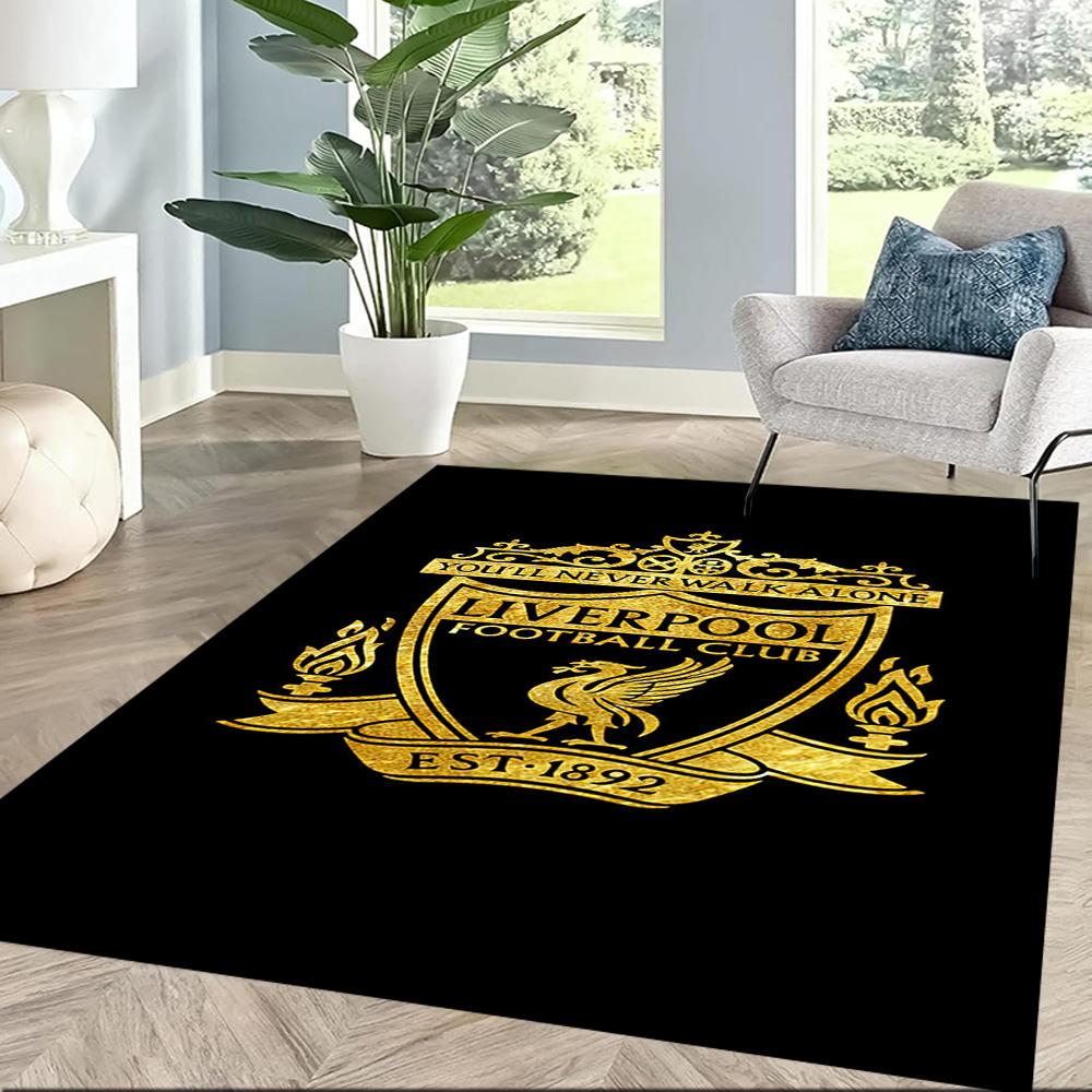 Liverpool Football Club Area Rug Perfect For Hallway Balcony Foyer Bedrooms Antislip Carpet Office Home Decor