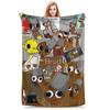 Sprunki Incredibox Cartoon Game Deken Gezellig Zacht Plaid voor Bank 50x60 Inch Meerdere Maten Tapijtstuk