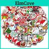 Festive Christmas Series Santa Snowman Stickers Perfect For Suitcases And Laptops