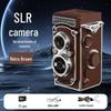 Retro Dual-Lens Travel Camera - Manual Crank, Student-Friendly, Portable Film & Digital Model