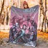 Buffy Flannel Blanket Soft Warm All-Season Throw, Design for Camping, Car Travel, Hiking Sofa, Bed, Office Perfect Gift for Parties