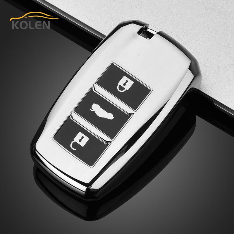 Soft Tpu Car Remote Key Case Cover Protection Shell Fob For Changan Cs75 Eado Cs35V7 Cs15 Oushang Raeton Car Styling Accessories
