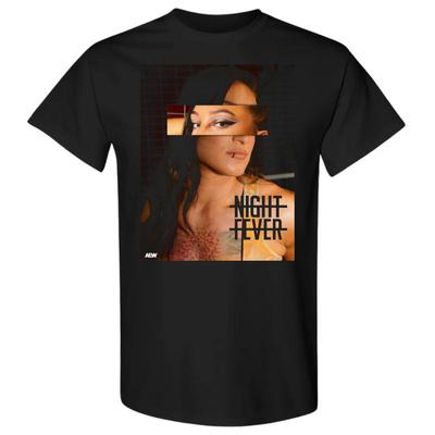 KRIS STATLANDER NIGHT FEVER AEW Official T Shirt - Men's Summer Cotton Graphic Tee