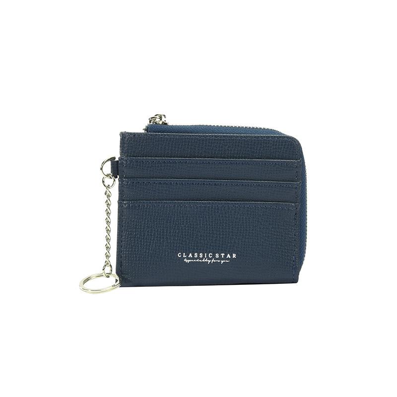 2025 new women's wallet women's high-end short student women's card bag ins women's zipper light and small money