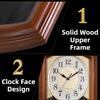 Antique Wall Clock Wooden Wall Watch Silent Elegant Decorative Living Room Clocks Minimalist Luxury Aesthetic Pendulum Watches